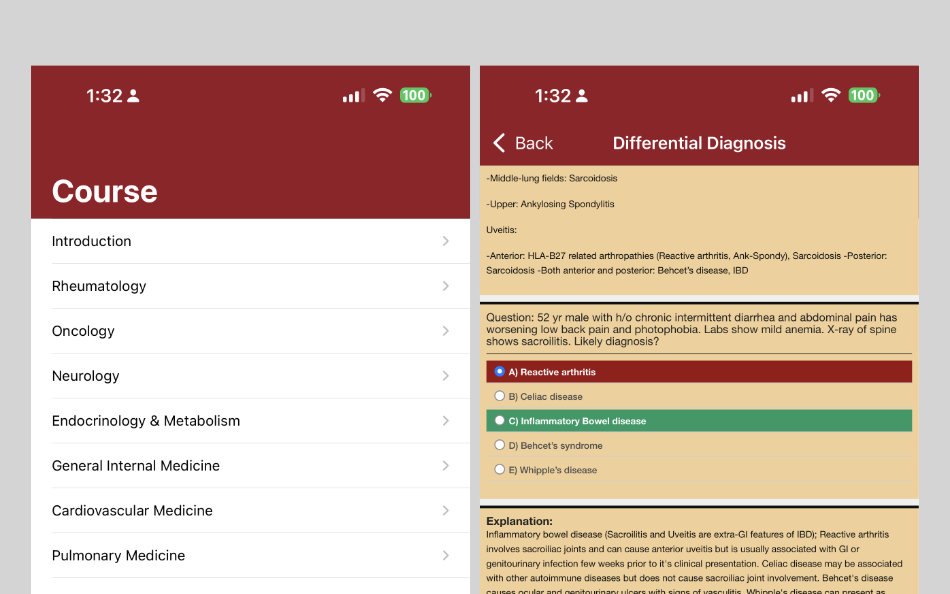 Course app