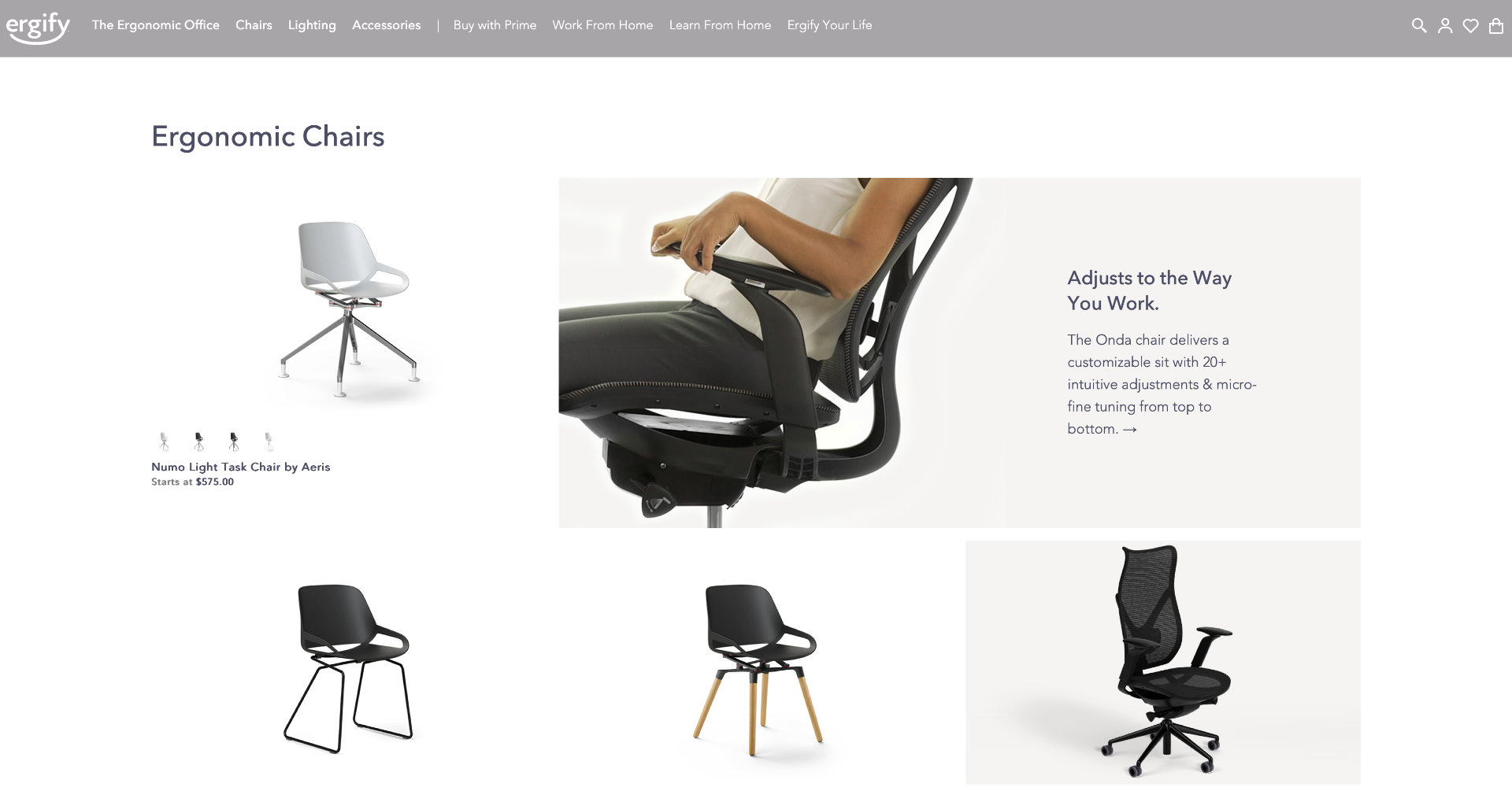 Ergify Ergonomic Chairs Category
